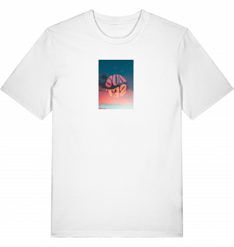 SUNSET | Herren Shirt Weiss - PLLVR Onlineshop