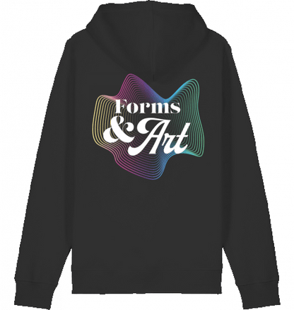 Forms and Art | Unisex Hoodie Schwarz - PLLVR Onlineshop