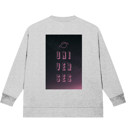 UNIVERSES | Damen Pullover Grau - PLLVR Onlineshop